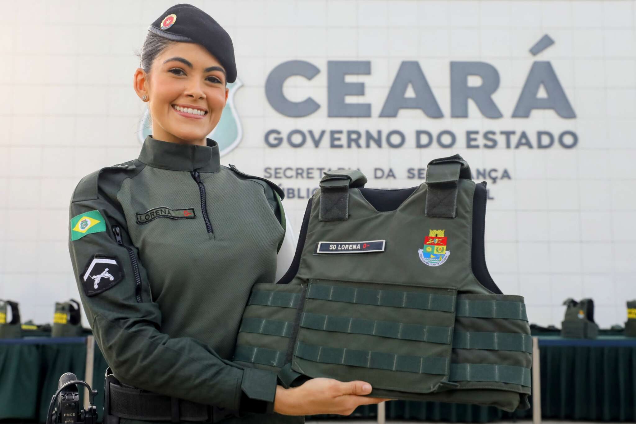 Governo do Ceará entrega mais 2.700 coletes balísticos à PMCE