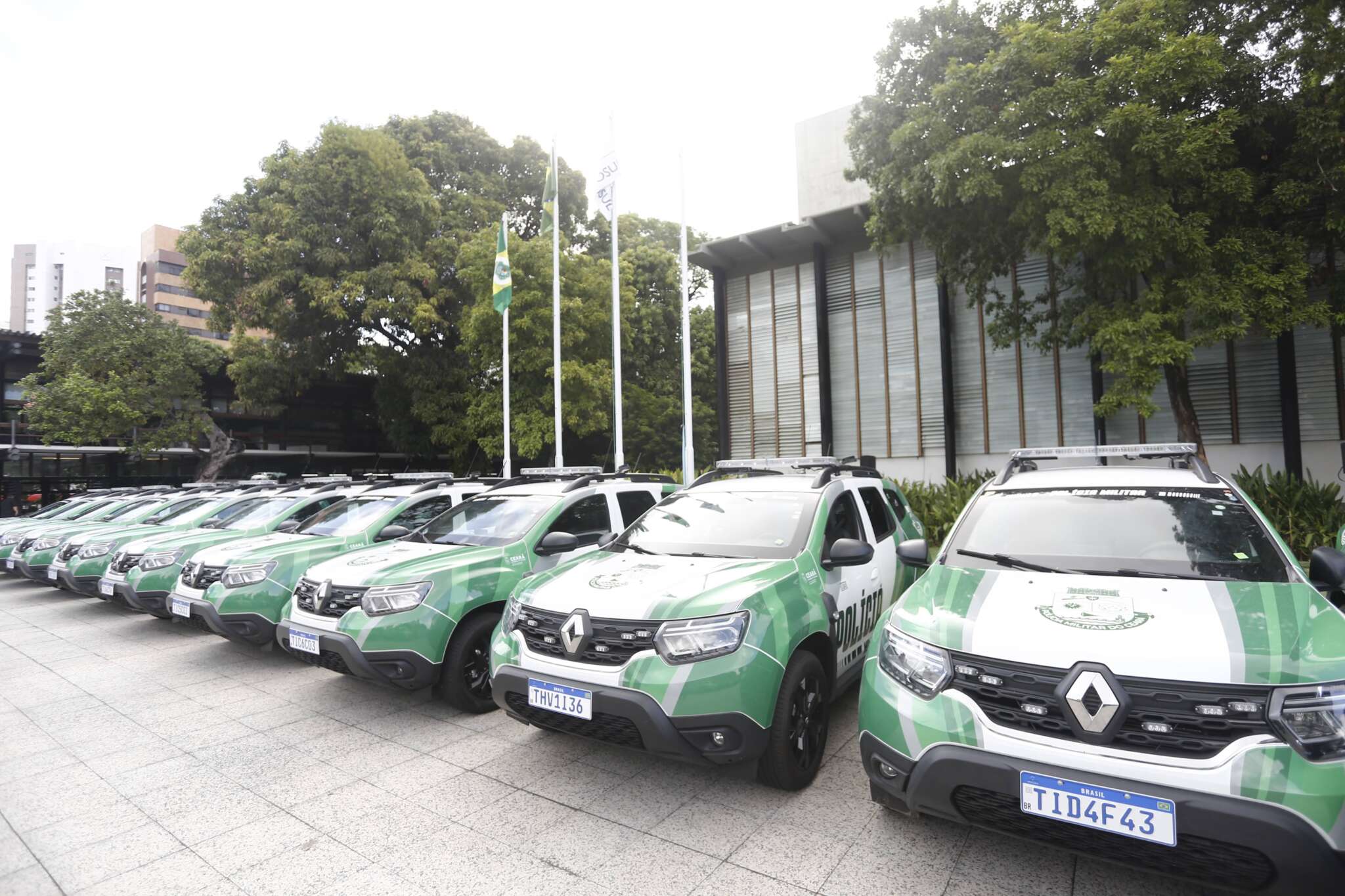 Com investimento superior a R$ 10,6 milhões, primeiras 58 viaturas com blindagem são entregues à Polícia Militar do Ceará